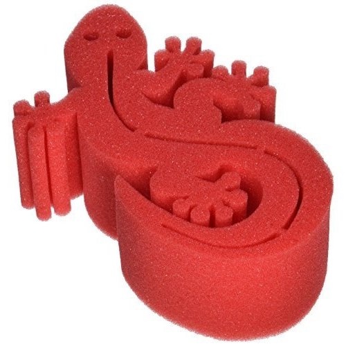 Ruby Red Paint Face Paint Sponge Brush Holder - Gecko Red