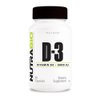 NutraBio Vitamin D (5000 IU), Immune Support - 90 Vegetable Capsules