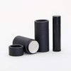 1/2 OZ (Short) Black Kraft Paperboard Lip Balm/Deodorant/Cosmetic/Lotion Tubes (100)