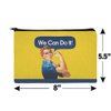 GRAPHICS & MORE Rosie The Riveter Poster World War II Makeup Cosmetic Bag Organizer Pouch