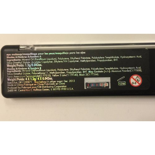 Eye Makeup Palette Eye Glitz Glitter (Black, Silver, Blue)