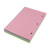 1InTheOffice 5.5 x 8.5 Paper, Pastel, College Ruled Mini Binder Paper, Loose Leaf Paper, Assorted Color, 200 Pack