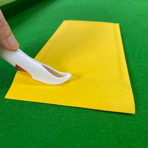 Wrapping Paper Cutter with Hidden Knife Blade,Ergonomically Designed Vinyl Wrap Cutter,Paper Cutter for Black Film, Vellum, Photos and Plastic Film,Include 3PCS Spare Blade (2)