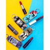 Gearider Mandala Cow Print Stylish Chapstick Holder Keychain, Lip Balm Protective Case
