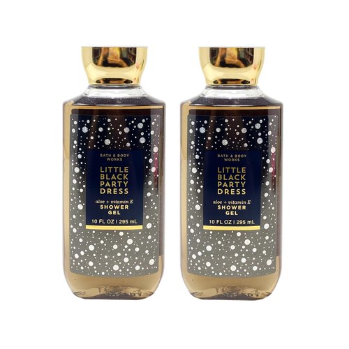 Bath & Body Works Little Black Party Dress 2 Piece Shower Gel Set - 10 fl oz / 295 mL each