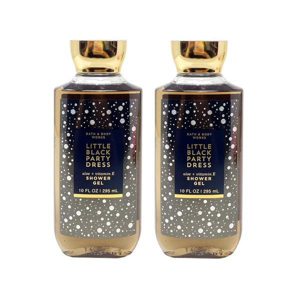 Bath & Body Works Little Black Party Dress 2 Piece Shower Gel Set - 10 fl oz / 295 mL each