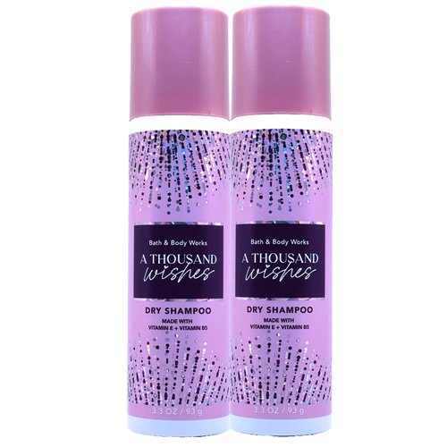 2 x A THOUSAND WISHES TRAVEL SIZE DRY SHAMPOO 3.3 OZ bath body
