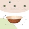 Naturally Chic Palm Leaf Bowls - 6 Inch Round - Bamboo Like, Eco Friendly, Disposable, Compostable and Biodegradable Bowls for Catering, Weddings and Parties