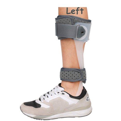 AFO Drop Foot Brace Medical Ankle Foot Orthosis Support Foot Drop Postural Correction Brace (Left/L)