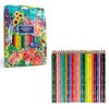 eeBoo Piece & Love: Seaside Garden Watercolor Pencils - 24 Count - Adults Artist Quality Pencils, Arts & Crafts