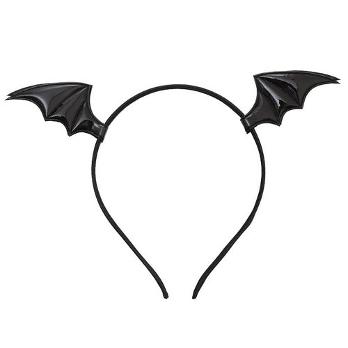 RFTWXHPN Halloween Bat Wing Headband Hair Clip Black Devil Wings Hair Clips Headbands for Women Girls Halloween Costumes Cosplay Headbands Hair Accessories for Women Bat Ears Headband