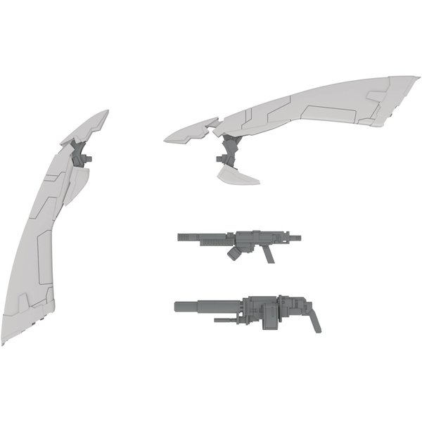 Power Dolls 2: Extension Set A Angel Wing & M51 1:48 Scale Model Kit