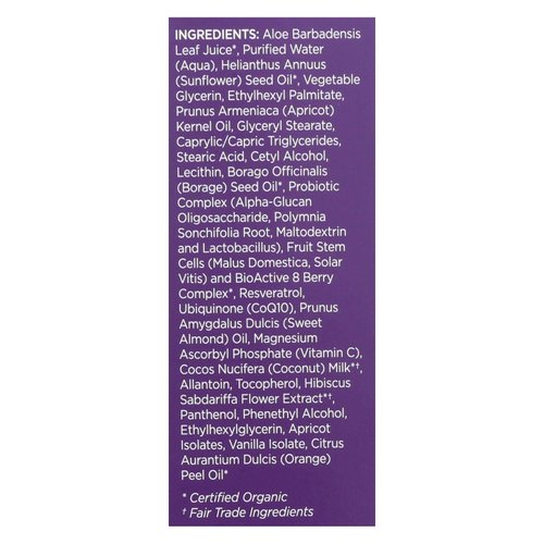 Andalou Naturals Apricot Probiotic Cleansing Milk, 6 fl.oz