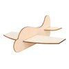 12 Pack Wooden Model Planes Balsa Wood Airplane Craft Kids Airplane Party Supplies DIY Airplane Kit to Paint Handicraft Plane for Birthday Party Baby Shower