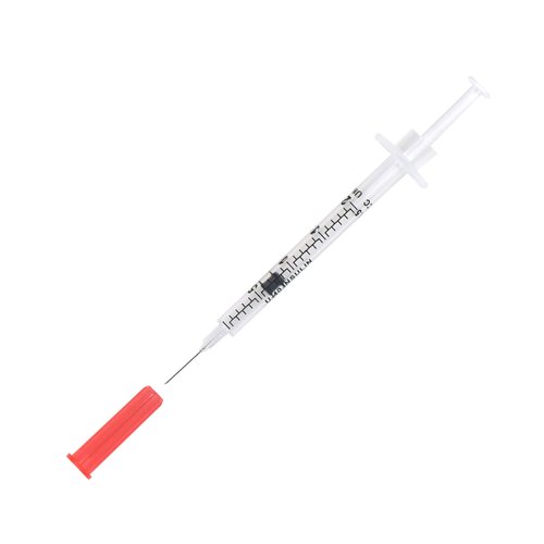 Brandzig U-40 Pet Insulin Syringes 29G 1/2cc, 1/2" 100-Pack