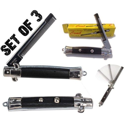 RI Novelty Push Button Pocket Comb Brush (3)