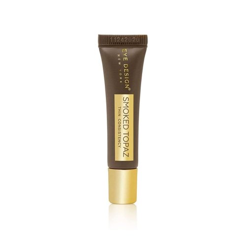 Eye Design Microblading Pigment SMOKED TOPAZ 6ml - Rich Brown Color, Used for All Permanent Makeup Procedures, Professional Cosmetic Pigment, Dark Brown Ink for Tattoo, Eyebrow Tattooing Pigment