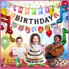 Pirese Music Birthday Banner, Music Party Decoration, Music Party Decor | Music Birthday Party Decorations | Kids Party Music | Music Notes Party Decorations | Karaoke Music Themed Party Decorations
