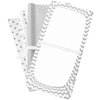 Premium Baby Changing Pad Covers 4 Pack – Boy or Girl Changing Pad Cover – Pure Jersey Machine Washable Grey and White Changing Table Cover – Diaper Changing Pad Cover Sheets