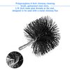 Stanbroil 6 Inch Round Chimney Cleaning Brush with 1/4" NPT Fitting for Insulated Chimneys, Stainless Steel or Metal Stove Pipes- Works with Most Chimney Rod Sets