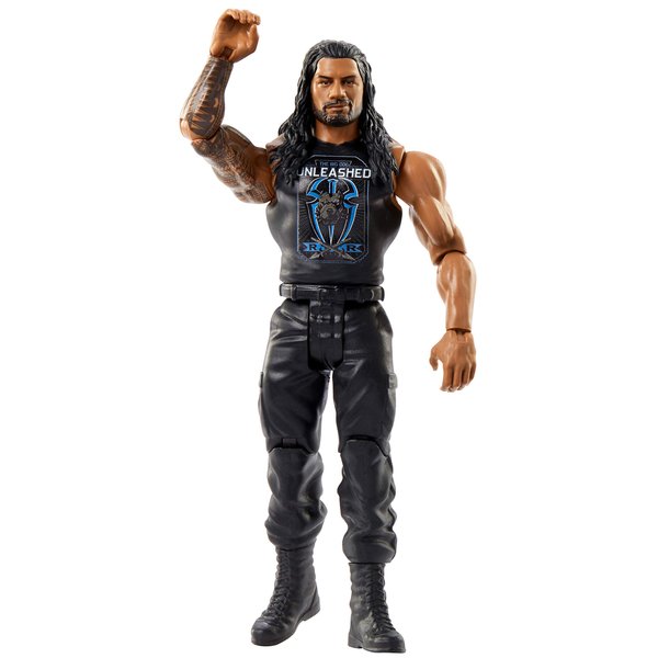 WWE Mattel Roman Reigns Basic Series #108 Action Figure in 6-inch Scale with Articulation & Ring Gear