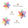 Beavorty Small Girls Hair Clips 24pcs Windmill Hairpin Alligator Clip Child Iron Clip Girl Hair Clips Metal