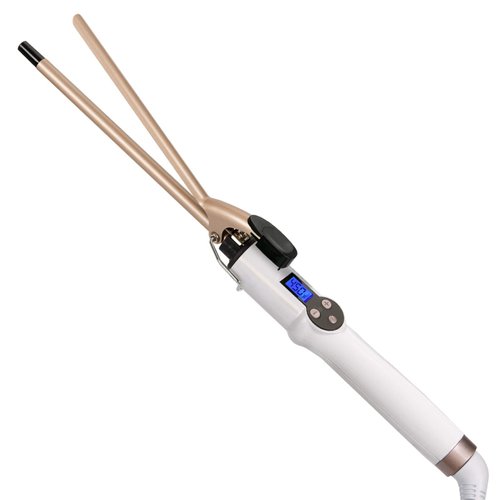 9mm Curling Iron Professional, 3/8 Inch Ceramic Tourmaline Curl Wand Barrel, Hair Curler Iron for Long & Short Hair