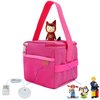 Annmore Bag for Toniebox and Tonies Characters, Purple Carrying Case for Creative Tonies Figures, Tote Bag for Kids Toniebox Starter Set, Boys and Girls Birthday Gift Ideas