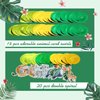 36 Pcs Jungle Theme Baby Shower Decor, Animals Hanging Swirls Ceiling Streamers Decorations, Forest Safari Animal Wild One Birthday Party Decorations for Baby Boy Kids Party Supplies