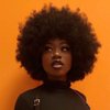 MIMAN Short Afro Wigs for Black Women Human Hair Wig Natural Black Kinky Curly Hair Replacement Wigs 60s 70s Disco Queens Halloween Costume Wig