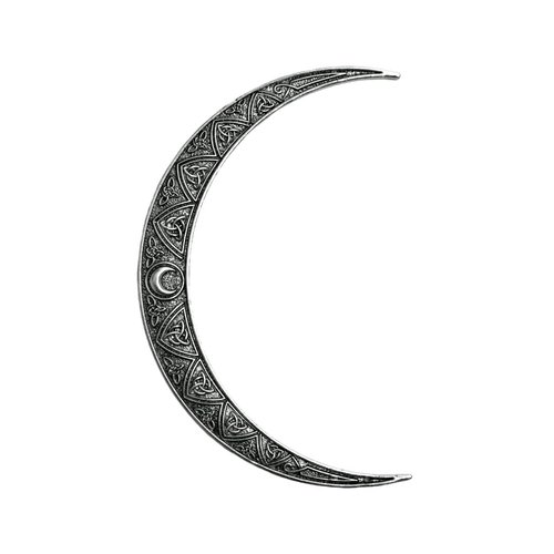 LANGHONG 2PCS Crescent Moon Hairpin For Women Viking Hair Pins Stick Knot Hair Styling Pins (ZJAS)