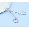 DJCIW 5mm Jaw Piercing Ball Removal Tool,Stainless Steel Dermal Anchor Forceps for Dermal Tops Unscrew or Screw Ball Pliers for Nose Septum Earrings Lip Ring