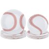 durony 60 Pack Baseball Plates 9 Inch and 7 Inch Round Baseball Themed Paper Plates Baseball Dinner Plates for Game Day, Baseball Birthday Party Supplies