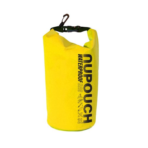 Nupouch Waterproof Dry Bag for Camping, Beach, Kayaking, Boating & outdoor Activities, 2 L, Yellow