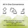 QuikTea Unsweetened Lemongrass Chai Tea Latte - 10 Count Single Box - All Natural Preservative Free Authentic Chai from Assam