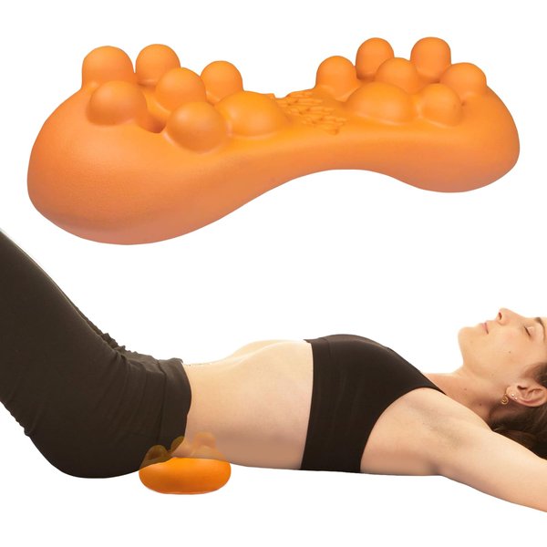 ZeenKind Psoas Release Tool Muscle Stretcher Device with 14 Massager Knobs for Myofascial Trigger Point, Hip Flexor, Pelvic, Sciatica, Upper & Lower Back Pain Relief