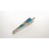 Generic Small silver metal blue stone alligator hair claw clip clamp fine hair