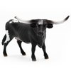 Gemini&Genius Farm Animal Toys, Longhorn Cow Action Figure, Hand Painted, 6 Inches Length, Realistic and Durable Farm Toys for Children Boys and Girls Gift (1209)