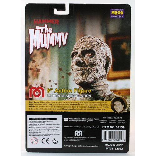 MEGO CORPORATION Hammer Mummy 8-Inch Action Figure