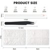 AUREHEN 10000PCs 2-6MM White Resin Flat Back Rhinestones, Round Non Hotfix Resin Rhinestones Nail Gems Stones with Tweezer & Picker Pen for Tumblers Nail Art & DIY Decoration