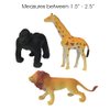 ArtCreativity Zoo Animal Figurines Set for Kids, Pack of 12, Assorted Small Animal Figures, Sturdy Plastic Toys, Fun Zoo Theme Birthday Party Favors, Great Gift Idea for Boys and Girls