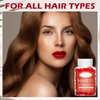 AIUEO Hair Treatment Serum Hair Vitamin Serum Capsules Nourishing Moroccan Oil Hair Capsules No-rinsing Hair Vitaminas Para El Cabello (60 PCS)