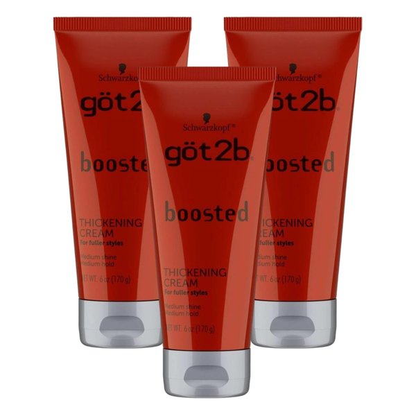 Got 2B Boosted Thickening Cream 6 Ounce (Pack of 3)