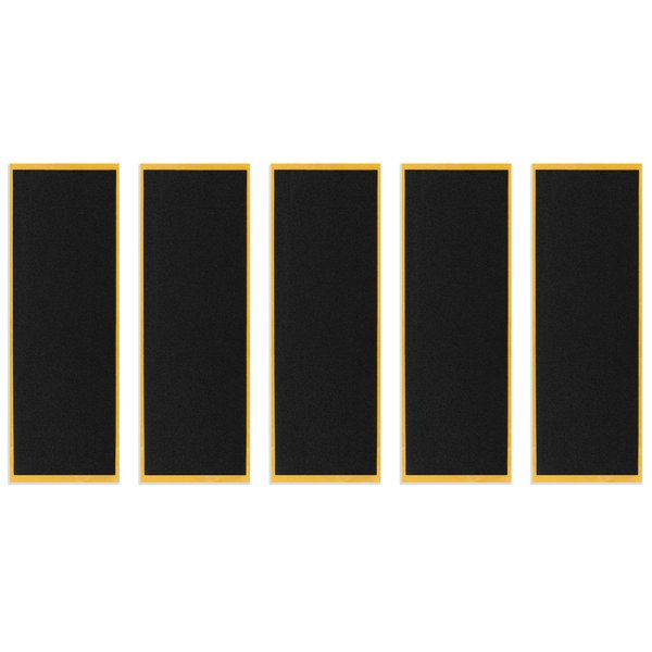 Teak Tuning 5PK Prolific Easy Peel Foam Grip Tape - Adhesive Backing - Soft, Professional Quality Foam - Optimal Control - 110mm x 35mm - Includes File for Clean Application