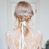 Janinka Rhinestone Hair Accessories for Wedding: Bridal Hair Pins, Crystal Bobby Pins, Silver Hairpin Barrettes, and Elegant Leaf Flower Accents for Women and Girls
