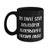 Inspire Developer Gifts, I'm That Sexy Developer Everybody is, Birthday Gifts, 11oz 15oz Mug For Developer from Colleagues, Joke developer gift ideas, Joke gifts for developers, Funny developer gifts,
