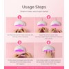 MelodySusie Portable UV LED Nail Lamp for Semi Cured Gel Nail Strips, Art04 6W Mini UV Light with 2 Timers (45s/60s) for Gel Nails, Stickers and Strips