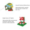 BASHERISE 1PCS Plant and Zombies Toys Action Figures Zombies PVZ Toys Set 1 2 Series Jersey Zombies Building Blocks Great Gift for Christmas, Birthday New