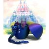 13" 3D Printed Dragon with Dragon Egg, Articulated Dragon, Red Blue Green Imperial Dragon, Dragon Fidget Toy, Home Office Decor Executive Desk Toy ID001-RBG-CLS