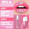 POP Beauty PLUMP POUT | FUSCHSIA FREESIA - Plumping Lip Oil and Hydrating Lip Gloss | Long Lasting Nourishing Lip Glow Oil, Non-Sticky